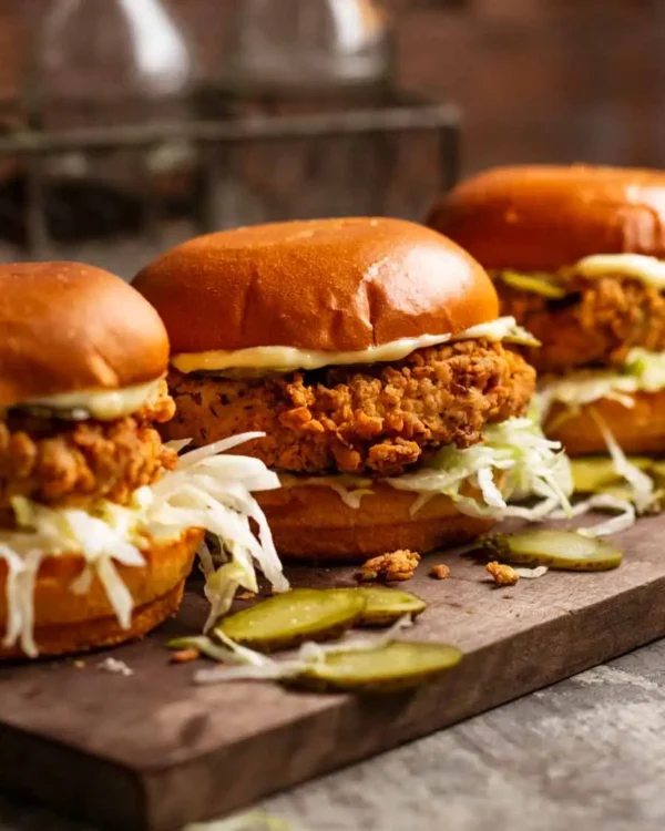 Chicken Chili Mayo Crispy Burgers - Image 3