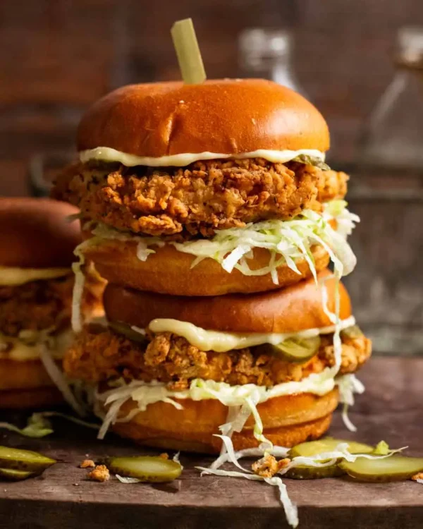 Chicken Chili Mayo Crispy Burgers - Image 5
